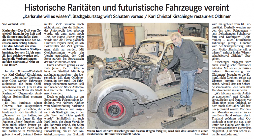 Badisches Tagblatt Nr.58 vom 09.03.2013